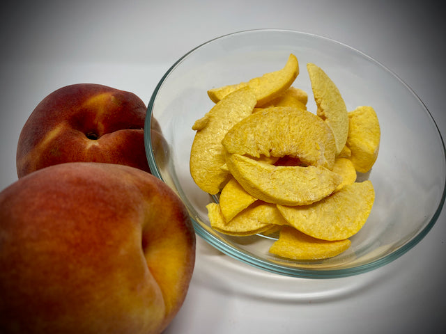 freeze dried peaches