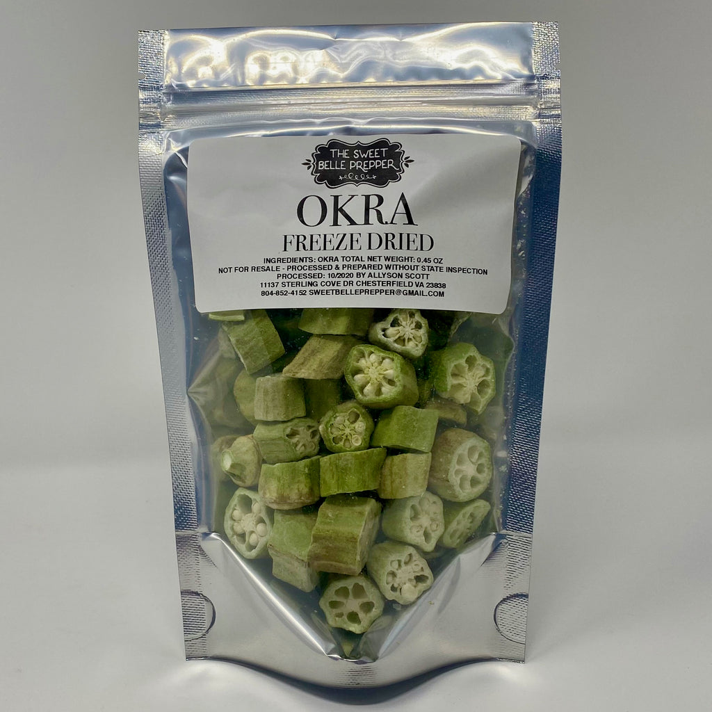 freeze dried okra